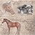 Papel Scrapbook 30x30 2793 Animal Cavalos 1 OPADECOR - Imagem 2