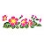 Stencil OPA 10x30 3462 Flores Prímulas - Imagem 1