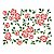 Stencil OPA 15x20 3431 Estamparia Floral Rosas - Imagem 1