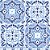 Guardanapo Azulejo Azul 13309317 Ambiente com 2 peças - Imagem 1