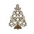 Enfeite de Mesa Árvore de Natal Círculos 19x14x6cm em MDF - Imagem 1
