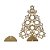 Enfeite de Mesa Árvore de Natal Círculos 19x14x6cm em MDF - Imagem 2