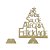Enfeite de Mesa Árvore de Natal Mensagens 16,7x12,6x4,8cm em MDF - Imagem 2
