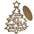 Enfeite de Mesa Árvore de Natal Mensagens III 20x14x4,5cm em MDF - Imagem 2