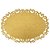 Moldura Oval Lisa Arabesco 30x21,5cm em MDF - Imagem 1