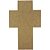 Placa Decorativa Crucifixo Lisa 37x23,8cm em MDF - Imagem 1