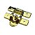 Fecho Alavanca de Encaixe G em Metal Dourado 3,9x3,4cm Kit com 2 peças - Imagem 2