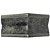 Pezinho Cantoneira Ovalada em Metal Prata Velho 2,6x2,6cm - Imagem 1