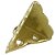 Pezinho Cantoneira Romano em Metal Dourado G 3x4cm - Imagem 4