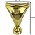 Pezinho Pata Lisa em Metal Dourado 2,2x1,9cm - Imagem 2