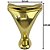 Pezinho Pata Lisa em Metal Dourado 2,8x2,4cm - Imagem 2
