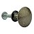 Puxador Botão Metal Prata Velha 2,2x1,6cm - Imagem 1