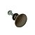 Puxador Botão Metal Prata Velha 2,2x1,6cm - Imagem 2