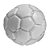 Aplique Meia Bola de Futebol 2,2x2,2cm com 5 unidades Resina - Imagem 2