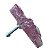 Puxador de Gaveta Laço 5x7cm Resina Transparente Rosa - Imagem 2