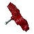 Puxador de Gaveta Laço Vermelho 5x7cm Resina - Imagem 2