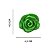 Puxador de Gaveta Rosa Verde Menta 4,5x4,5cm Resina - Imagem 3