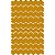 Adesivo de Papel Litoarte 10x18cm ADL3H-009 Zigue-Zague Dourado - Imagem 1