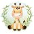 Aplique Litoarte APM12-153 12cm Meu Safari Girafa - Imagem 1