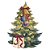 Aplique Litoarte APMN8-088 8cm Natal Pinheiro com Sino - Imagem 1
