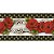 Barra Adesiva Litoarte BDA-IV-804 43,6x4cm Rosas Vermelhas - Imagem 1