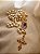 Terço de noiva personalizado de nossa Senhora Aparecida com relicario/Dourado - Imagem 2