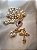 Terço de noiva personalizado de nossa Senhora Aparecida com relicario/Dourado - Imagem 3