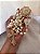 Terço de Noiva Dourado Sagrada Família com iniciais - Imagem 1