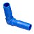 Joelho Duplo Azul 3/4" - Imagem 1