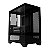 GABINETE GAMER PICHAU MAGPIE 4B PRETO LATERAL DE VIDRO (SEM FANS) - Imagem 2