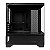 GABINETE GAMER PICHAU MAGPIE 4B PRETO LATERAL DE VIDRO (SEM FANS) - Imagem 4