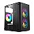 GABINETE GAMER ACEGEEK FORGE PRETO MINI TOWER - Imagem 2