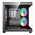 GABINETE GAMER AIGO LUNA A275 RAINBOW PRETO MINI TOWER - Imagem 3