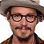Óculos retrô estilo Johnny Depp para homens e mulheres, óculos de sol - Imagem 1