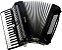 ACORDEON 80 BAIXOS BENSON BAC80-7SBK PRETO SOLIDO - Imagem 1