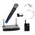 Kit Microfone Sem Fio TSI MS 215 CLI-UHF Mão /Cabeça /Lapela - Imagem 4