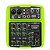 Mesa De Som 4 Canais CMX4C Verde - CUSTOM SOUND - Imagem 1