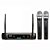 Microfone Profissional de Mão Duplo Sem fio VHF VWS-20 PLUS - VOKAL - Imagem 1