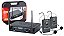 Microfone Headset Sem Fio Duplo UHF DVS100 DH 16 Canais - VOKAL - Imagem 2