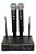 Microfone Sem Fio Digital Duplo 96 Canais 1200UHF - TSI - Imagem 1