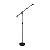 Pedestal Tipo Girafa Para 2 Microfones Base Pesada PMV-05-P - VECTOR - Imagem 1