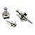 Strap Lock Trava para Correia Cromado S 1-CR - CUSTOM SOUND - Imagem 2