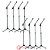 Kit Com 8 Pedestais Tipo Girafa Para Microfone PSU 0135 - RMV - Imagem 1