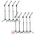 Kit Com 9 Pedestais Tipo Girafa Para Microfone PSU 0135 - RMV - Imagem 1