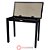Banqueta Para Piano e Teclado Com Compartimento BPD-20C - SATY - Imagem 3
