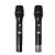 Microfone Profissional Duplo de Mão Sem Fio BR-7000-UHF - TSI - Imagem 3
