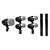 Kit 7 Microfones Para Bateria Sk-mk7d - Skypix - Imagem 1