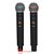 Microfone Profissional Duplo de Mão Sem Fio 1200-UHF - TSI - Imagem 2