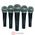 Kit 5 Microfones Profissionais de Mão SK-M58-5- SKYPIX - Imagem 1