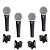Kit Maleta 4 Microfones Modelo Dinâmico Preto ST-62 - STANER - Imagem 2